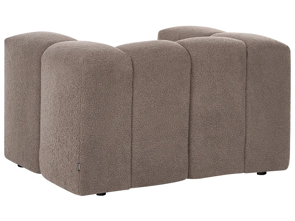 Living Room Set 5 Seater Boucle Taupe Rochdale