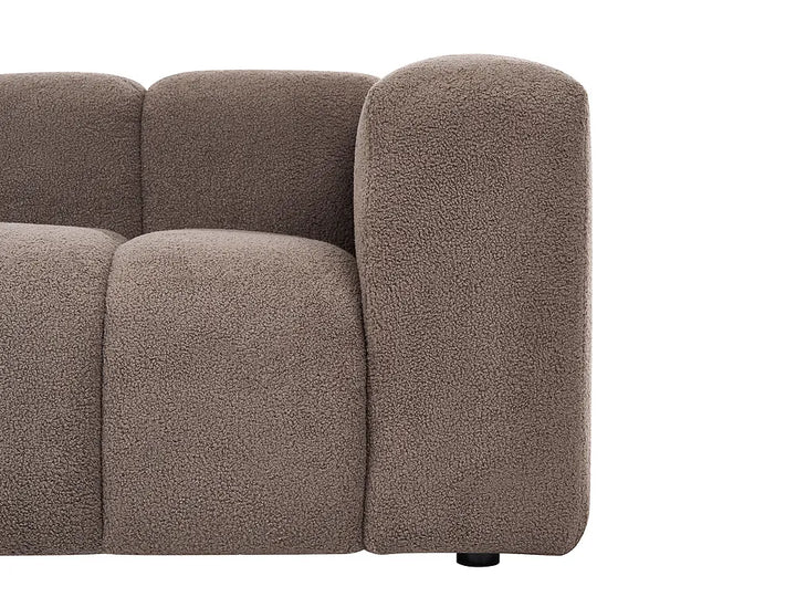 Living Room Set 5 Seater Boucle Taupe Rochdale