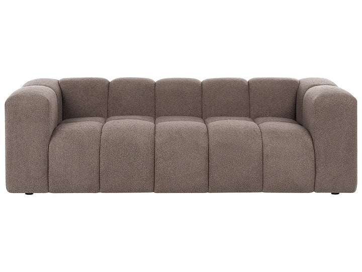 Living Room Set 5 Seater Boucle Taupe Rochdale