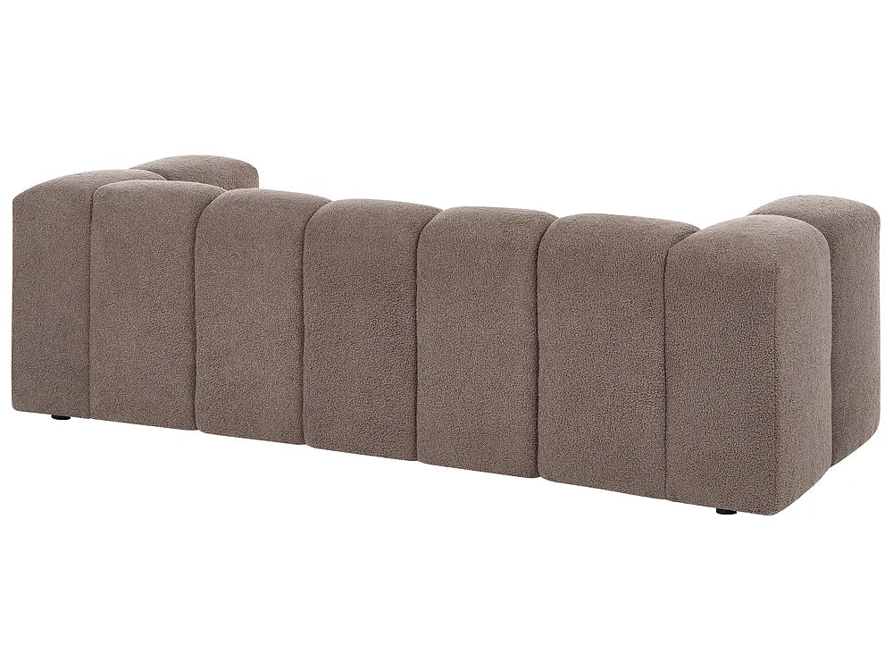 Living Room Set 5 Seater Boucle Taupe Rochdale