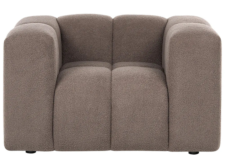 Living Room Set 5 Seater Boucle Taupe Rochdale
