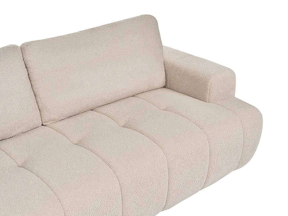 Sofa 3 Seater Boucle Beige Bolton