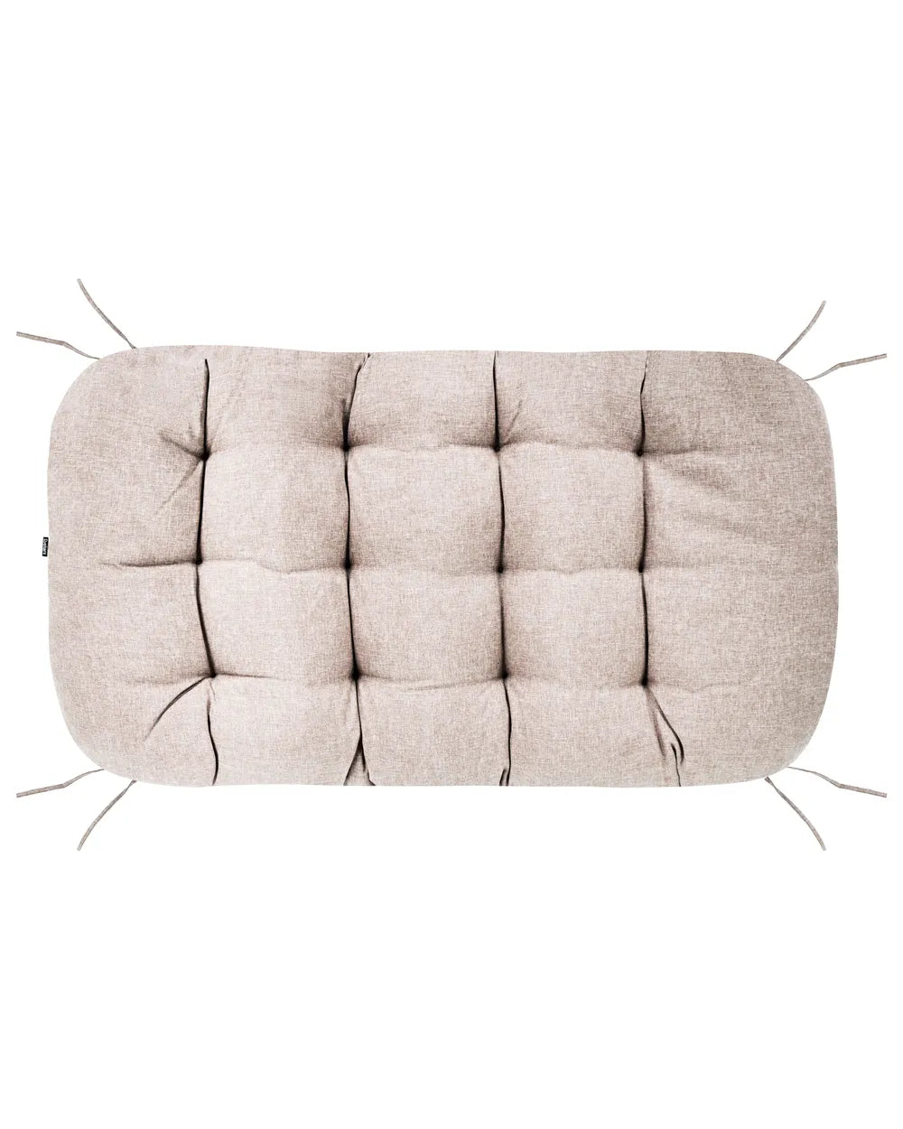 Hanging Chair with Stand Metal Beige Assiatou