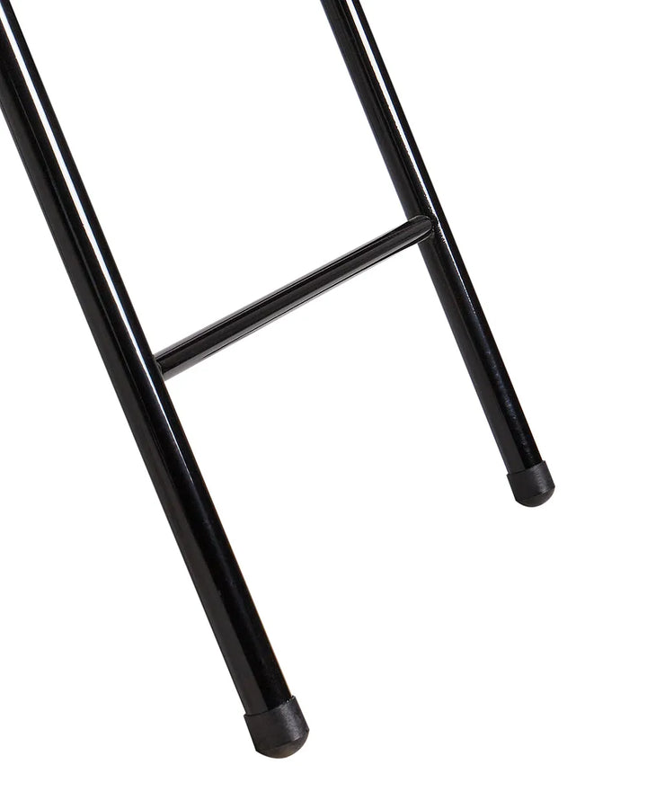 Set of 4 Folding Chairs Metal Beige/ Black Blankumsee