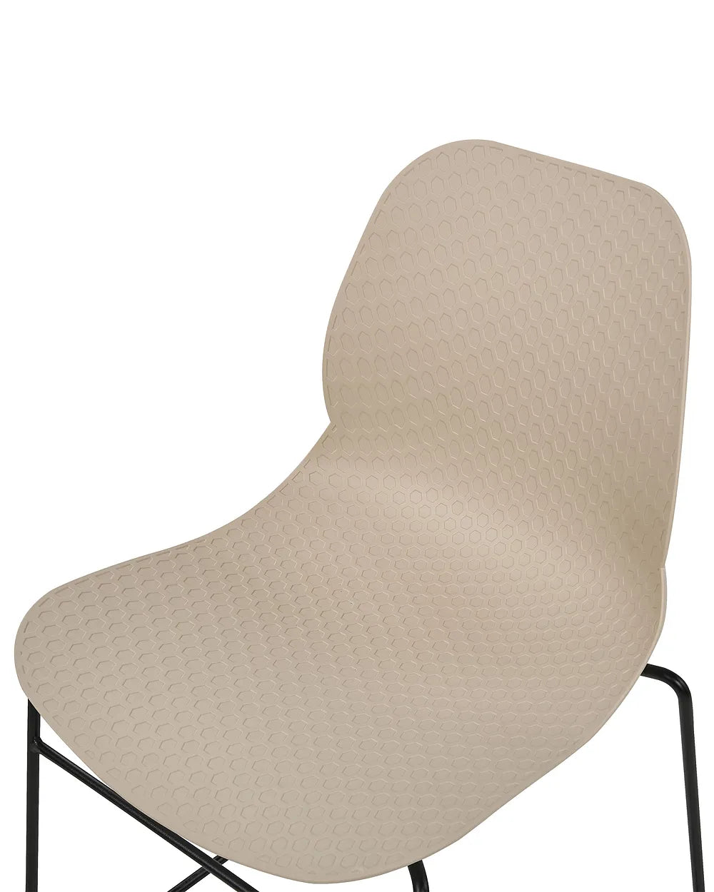 Set of 4 Conference Chairs Beige Reeves