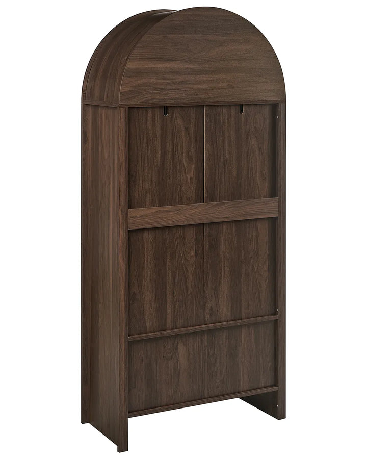 Glass Display Cabinet 79 cm Dark Brown Malina