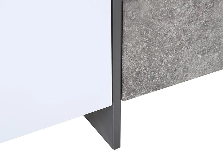 TV Stand Grey Concrete Effect Breslow