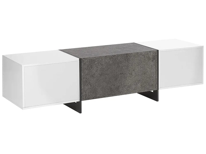 TV Stand Grey Concrete Effect Breslow