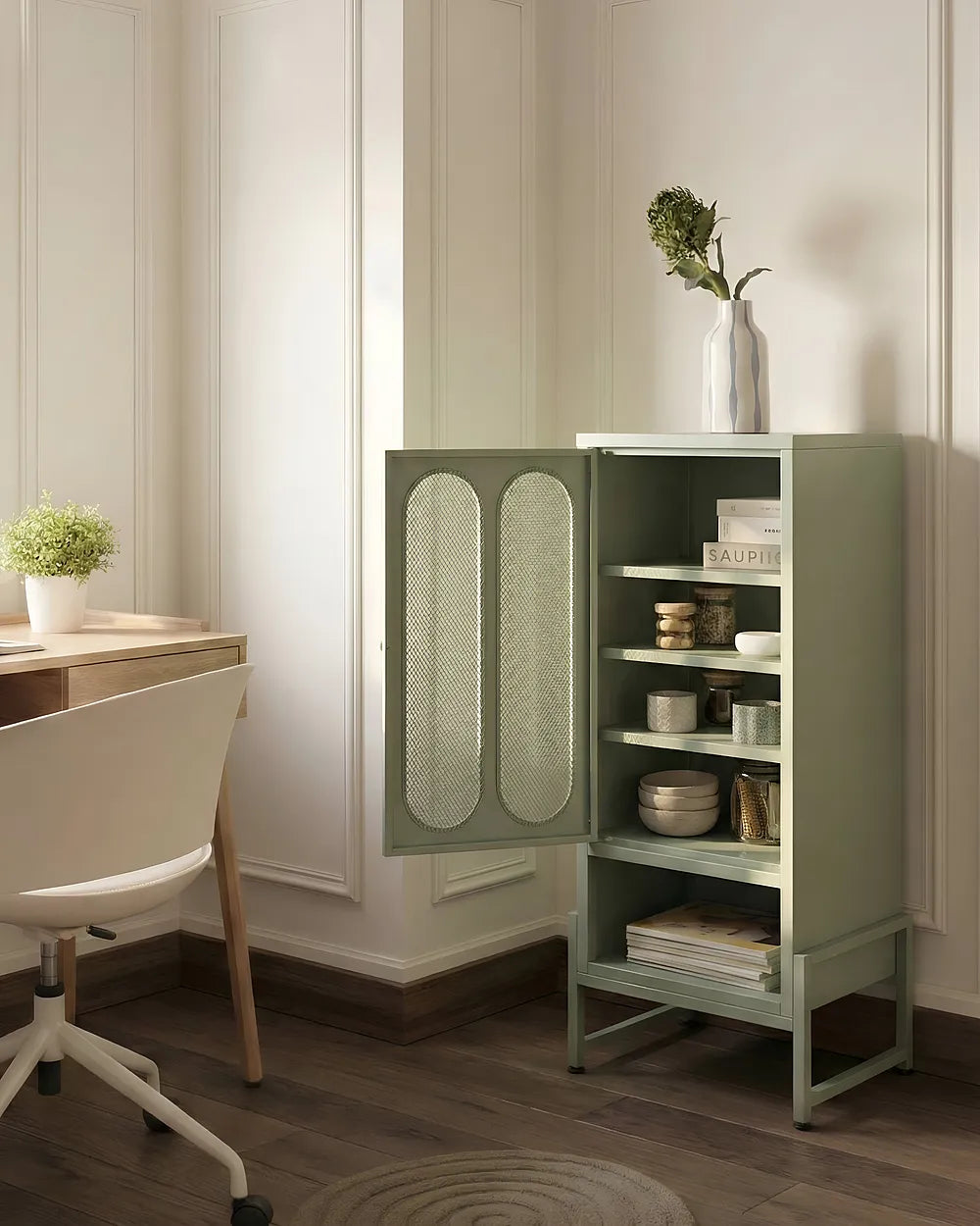 Sideboard Metal Mint Green Oliver