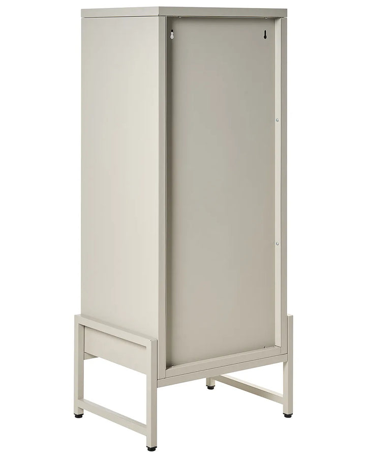 Sideboard Metal Light Beige Oliver