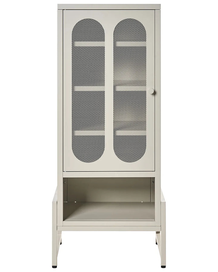 Sideboard Metal Light Beige Oliver