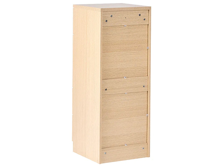 5 Drawer Chest Light Brown Aadam