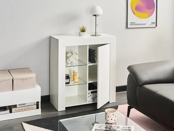 Sideboard with LED White Alpena