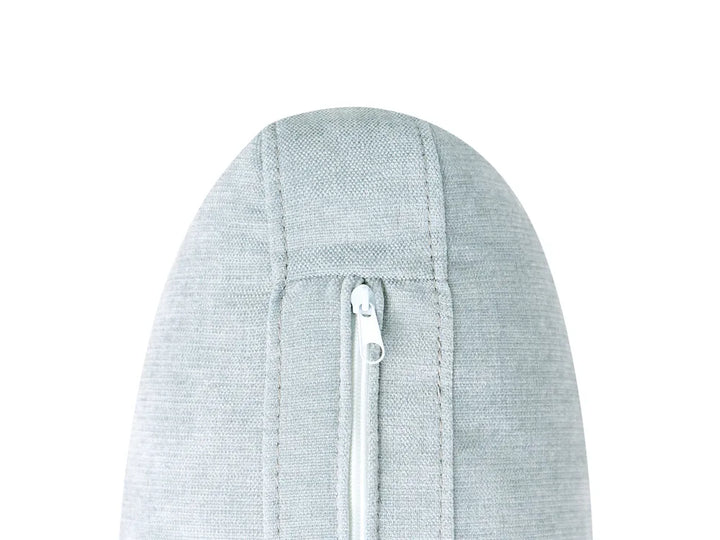 Sofa 4 Seater Faux Linen Light Blue Azori
