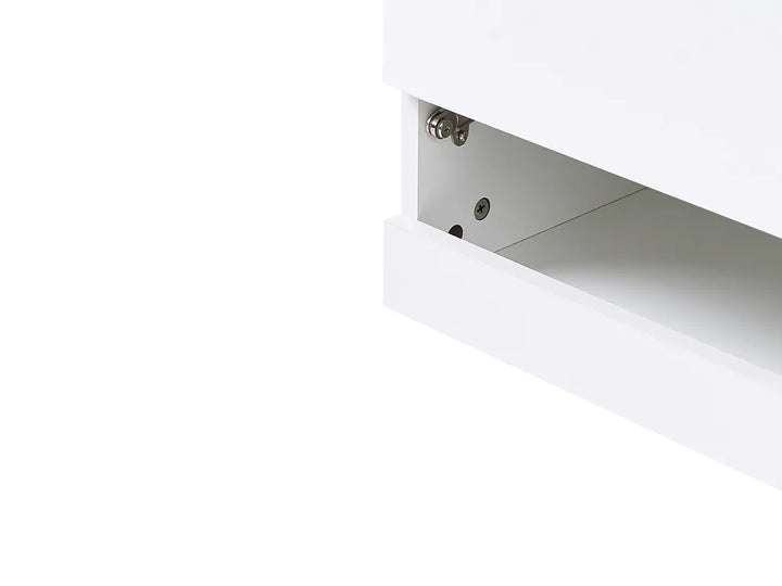 TV Stand with LED White Zukowski