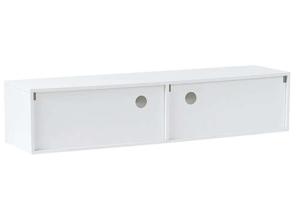 TV Stand with LED White Zukowski