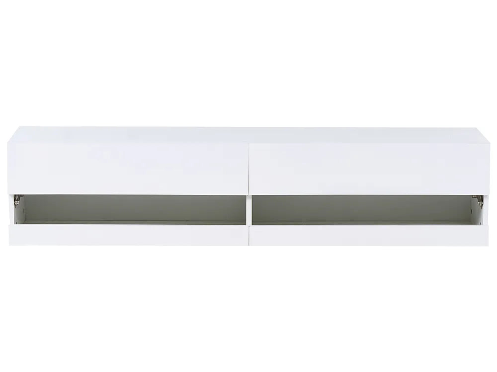 TV Stand with LED White Zukowski