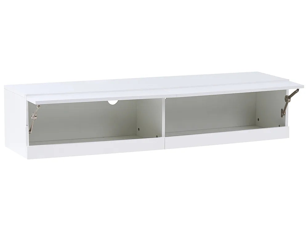 TV Stand with LED White Zukowski