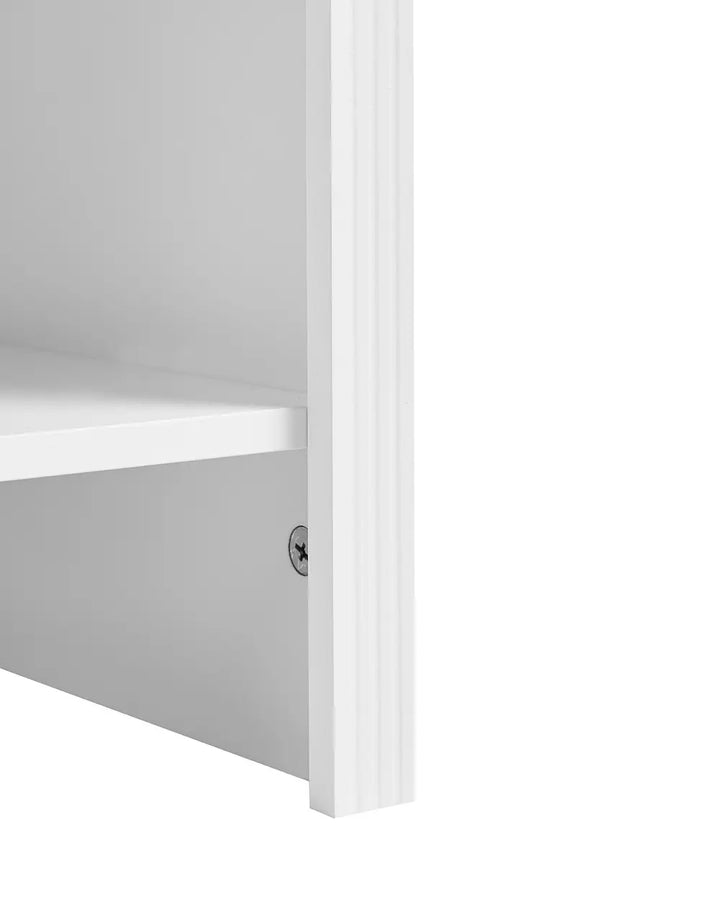 1 Drawer Bedside Table White Sayveon
