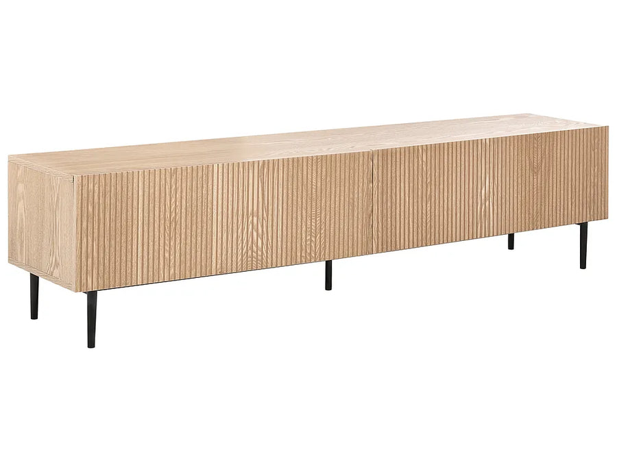 Light ash wood TV stand