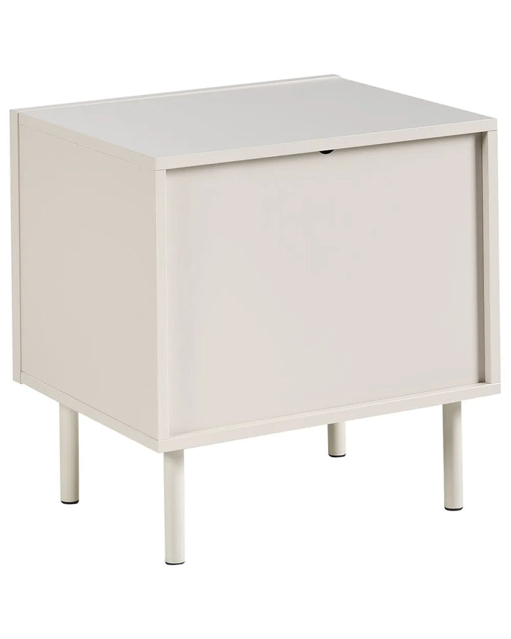 Bedside Table Light Beige Gershwin