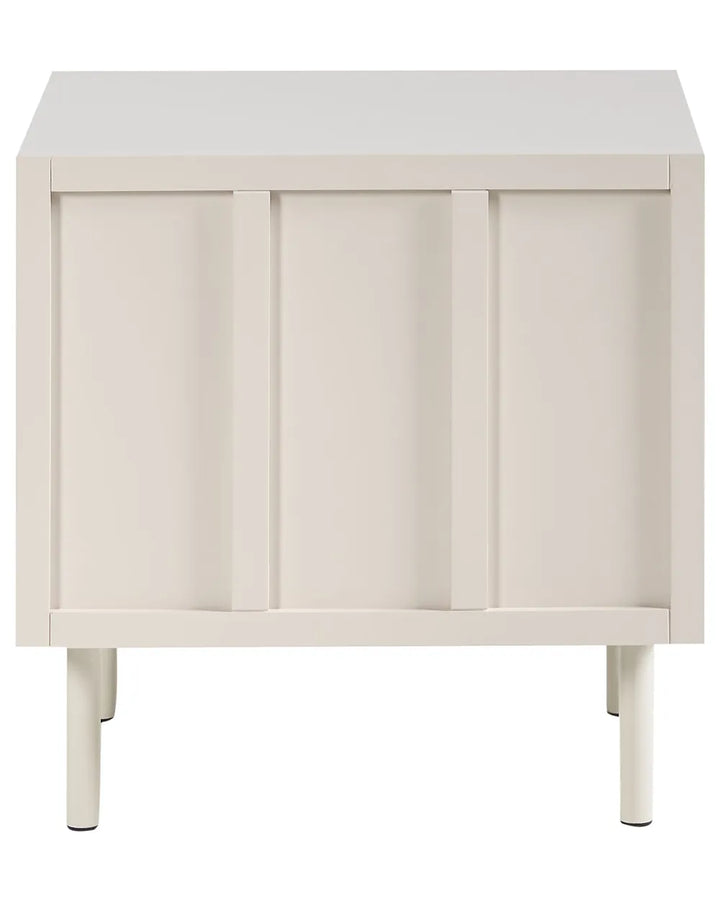 Bedside Table Light Beige Gershwin