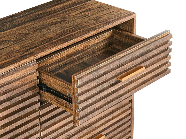 9 Drawer Chest Dark Brown Leo