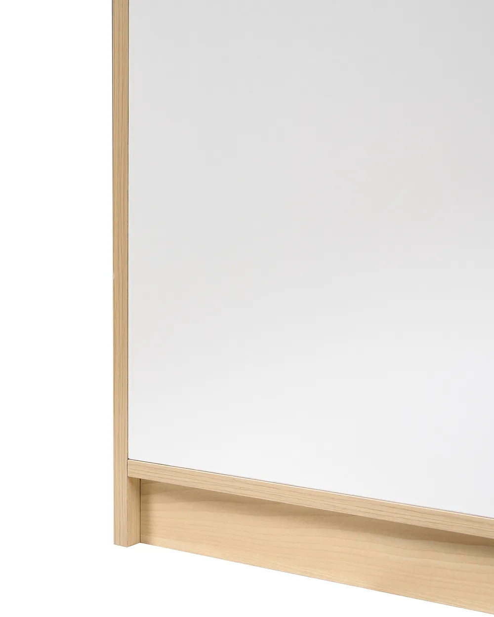 2 Door Bookcase Light Brown/ White Paxton