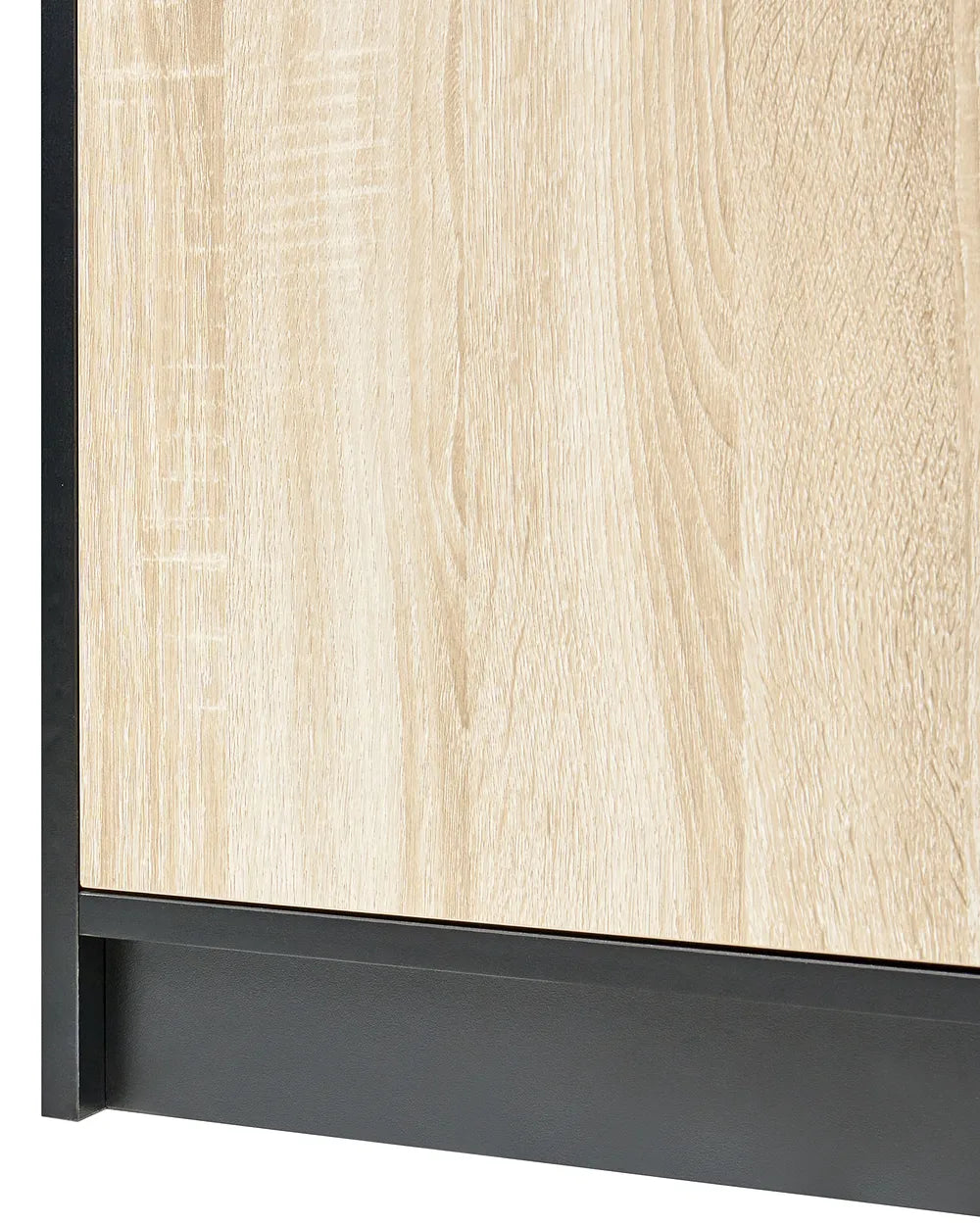 2 Door Bookcase Brown/ Black Paxton