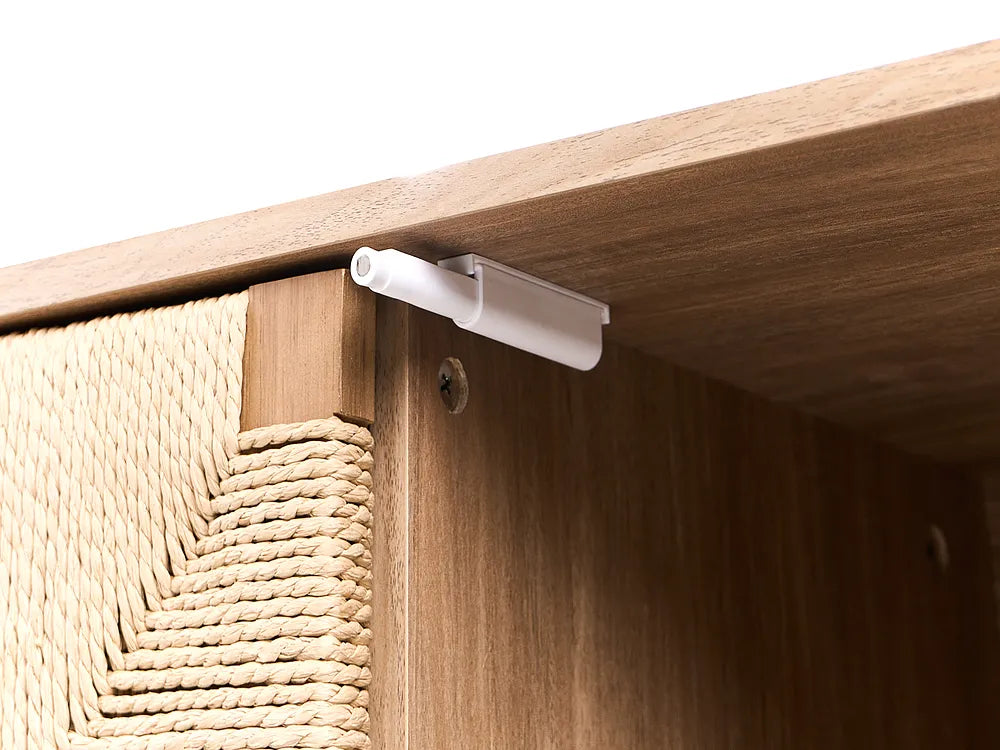 3 Door Sideboard Light Brown Ada