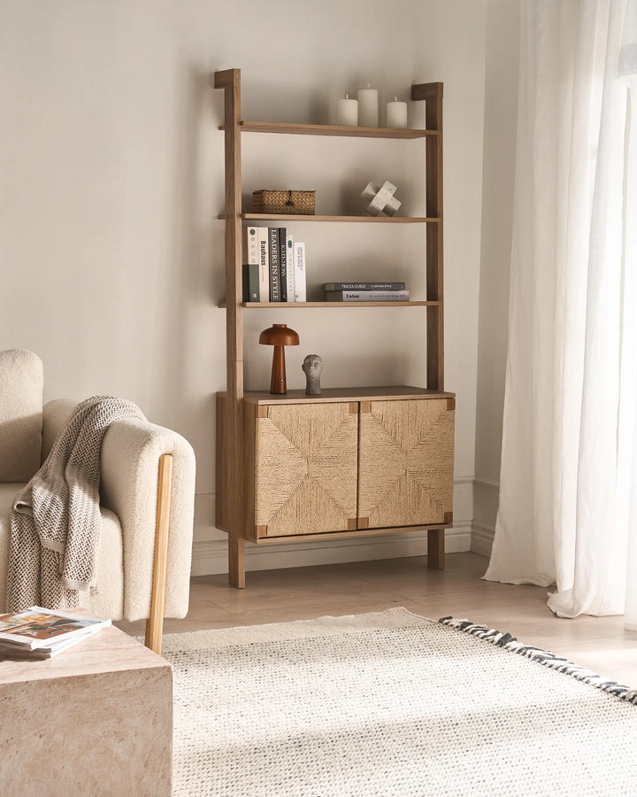 Bookcase 181 cm Light Brown Ada