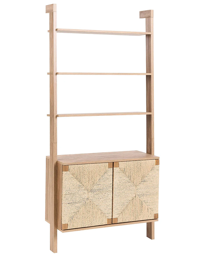 Bookcase 181 cm Light Brown Ada