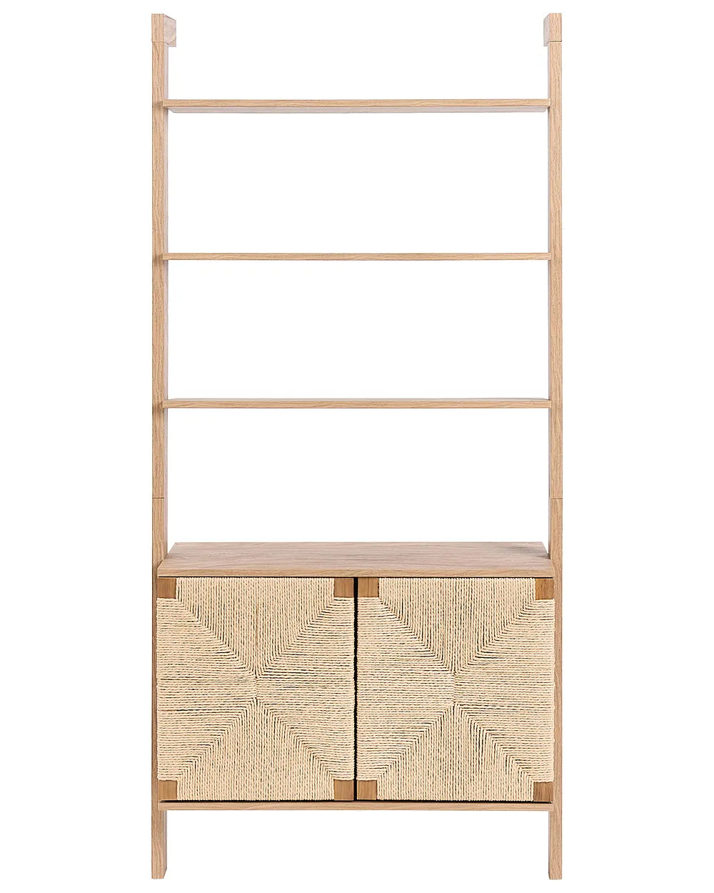 Bookcase 181 cm Light Brown Ada