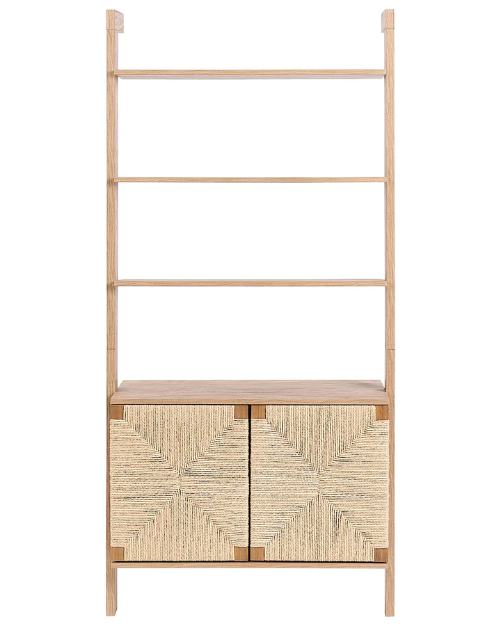 Bookcase 181 cm Light Brown Ada