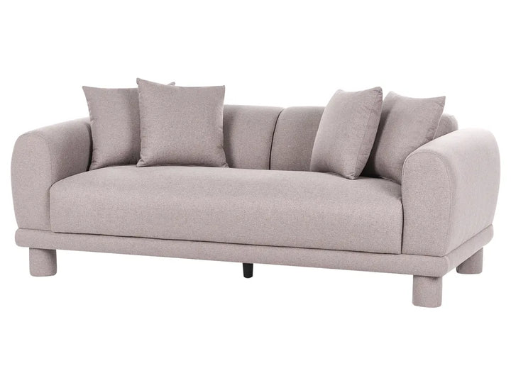 Sofa 3 Seater Fabric Taupe Dawsey