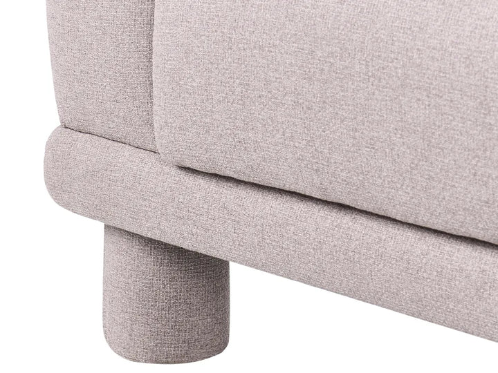 Sofa 3 Seater Fabric Taupe Dawsey