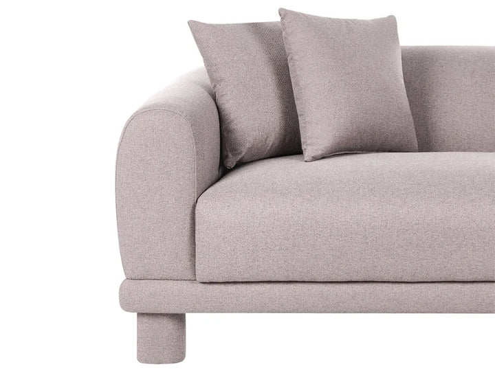 Sofa 3 Seater Fabric Taupe Dawsey