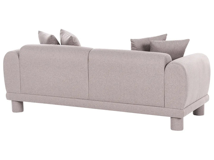 Sofa 3 Seater Fabric Taupe Dawsey