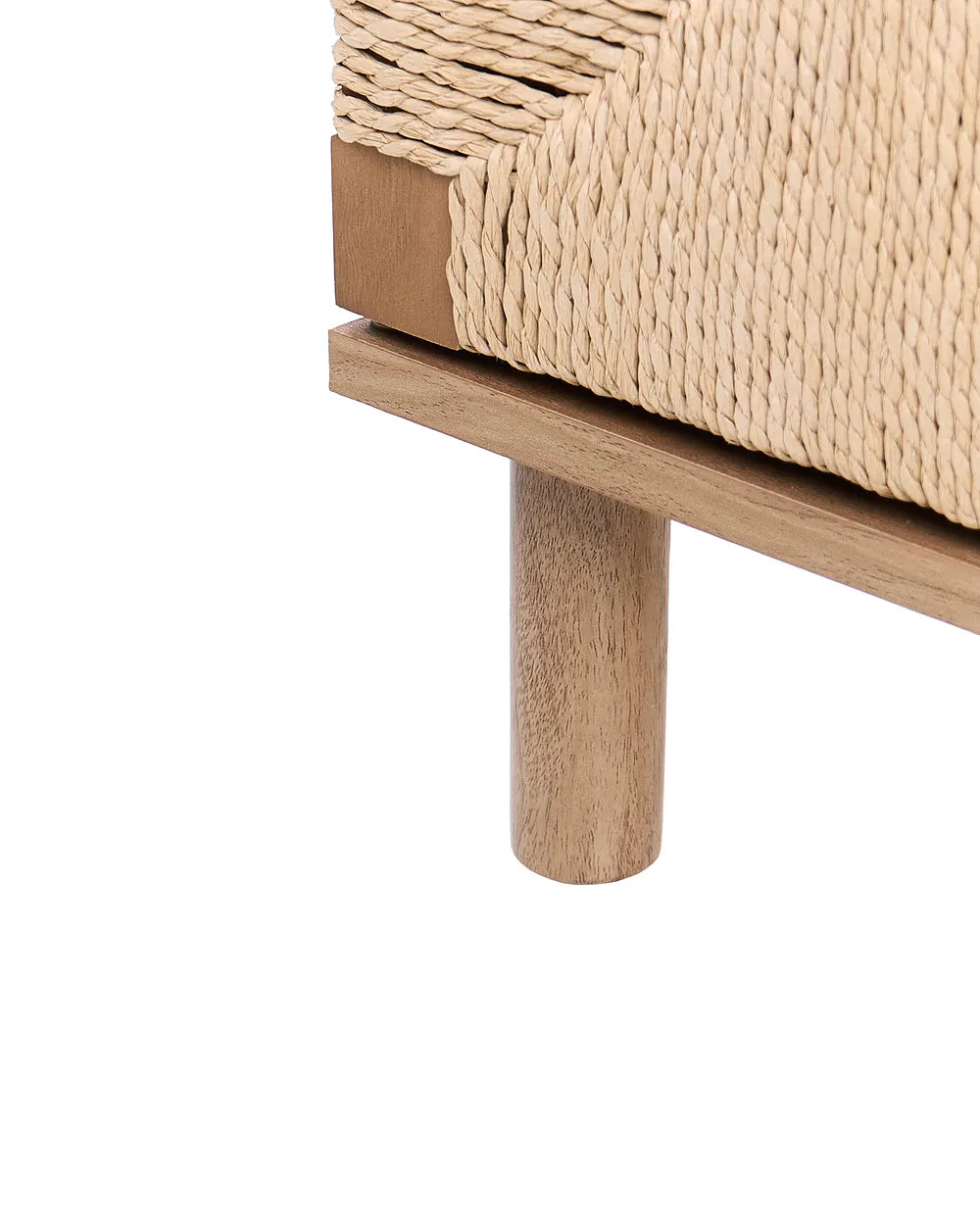 Bedside Table Light Brown Ada