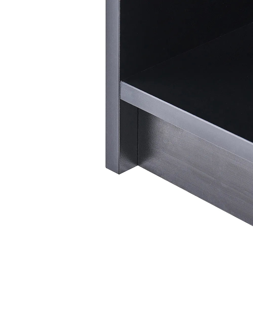 3 Tier Bookcase 117 cm Black Paxton