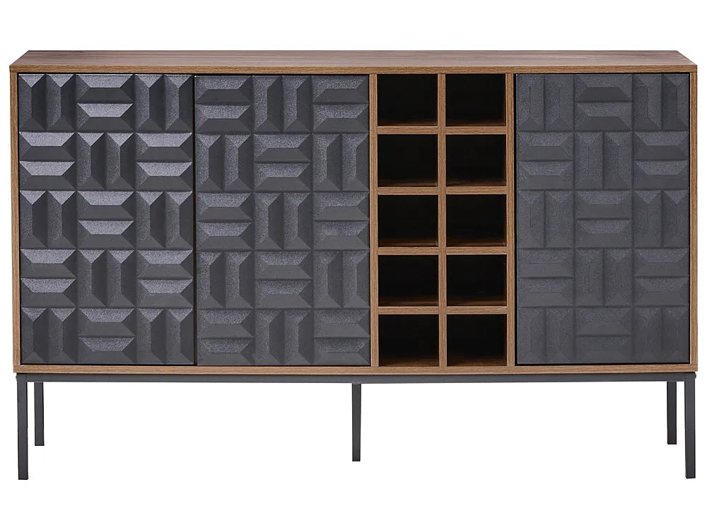 Wine Cabinet Dark Brown Eisenman