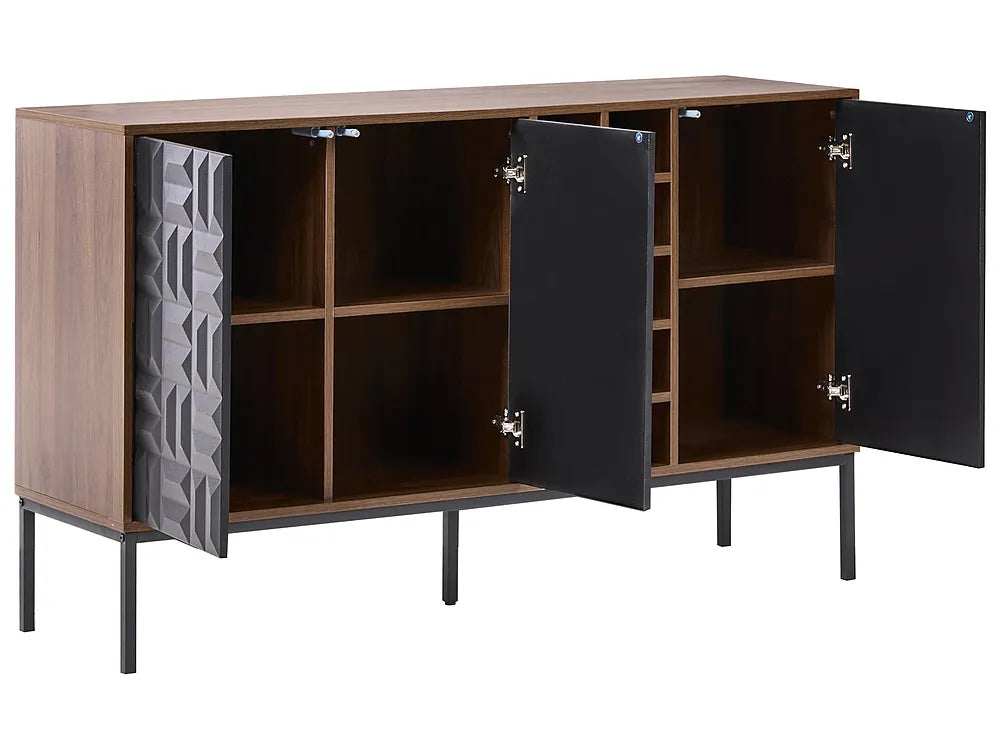 Wine Cabinet Dark Brown Eisenman