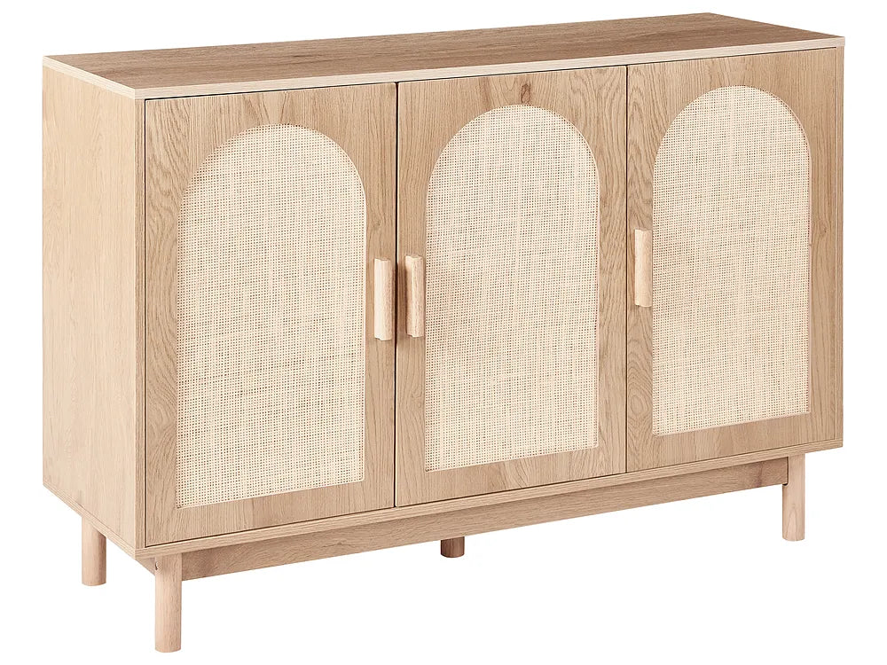 Light brown storage cabinet