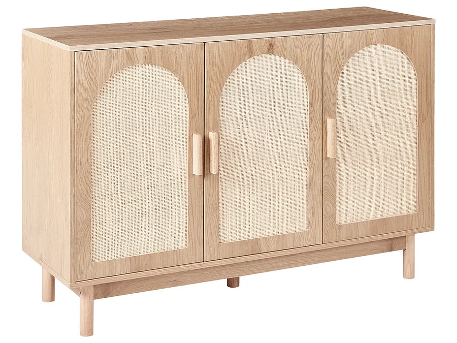 Light brown storage cabinet