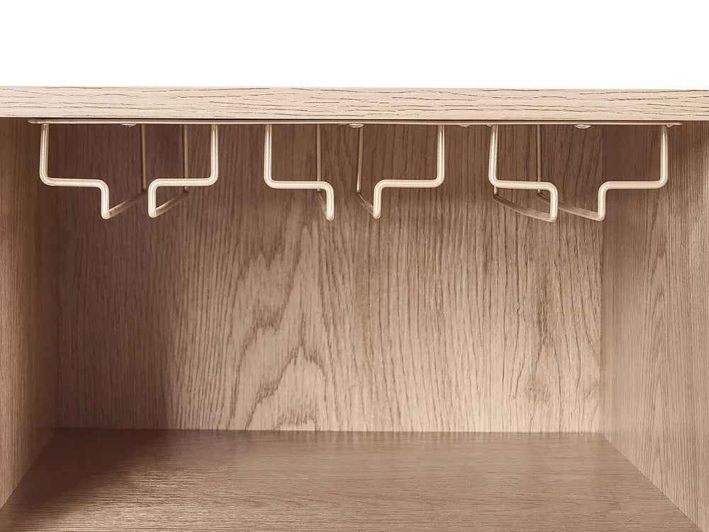 Wine Cabinet Light Brown Tayani
