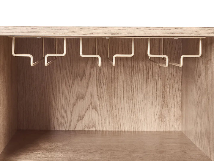 Wine Cabinet Light Brown Tayani