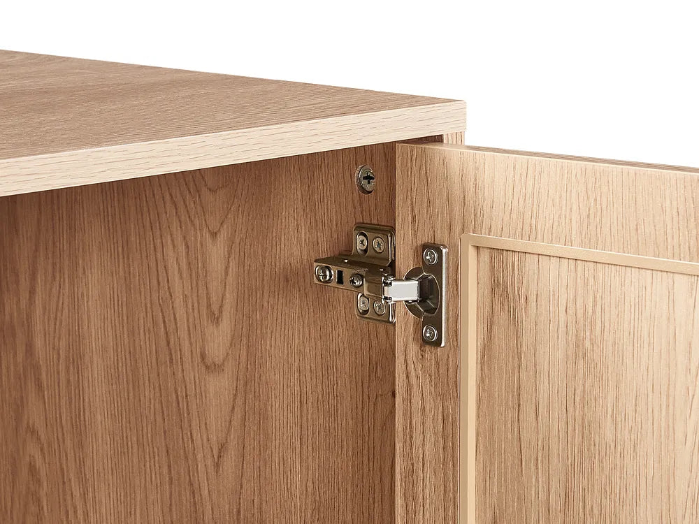 Wine Cabinet Light Brown Tayani