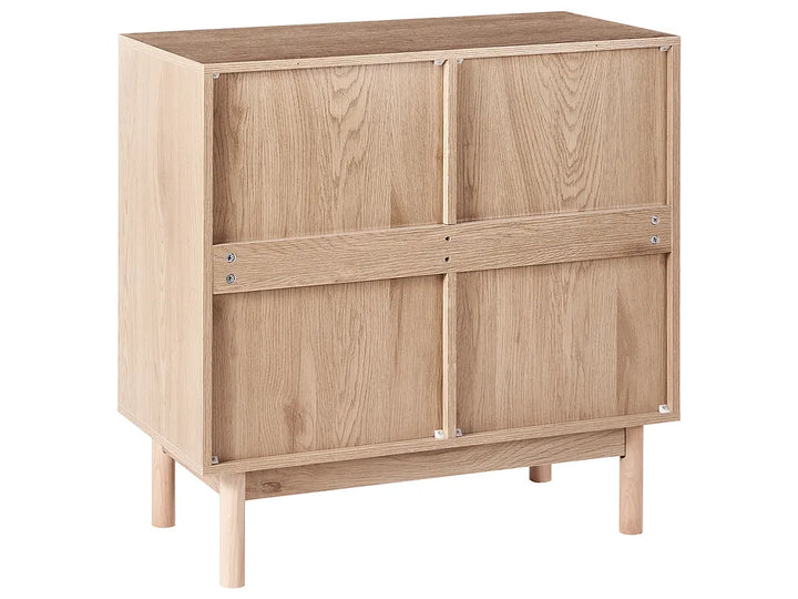 Wine Cabinet Light Brown Tayani