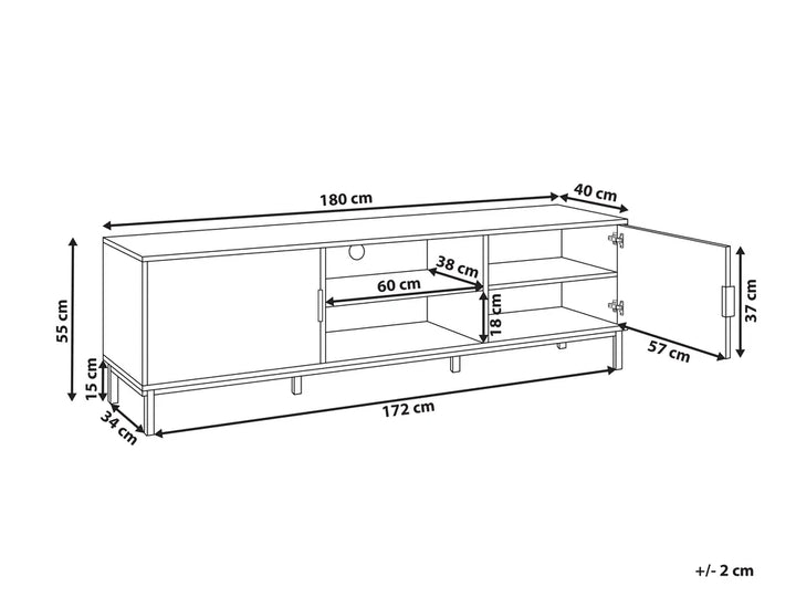 TV Stand Light Brown Morado