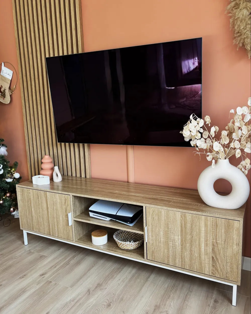 TV Stand Light Brown Morado